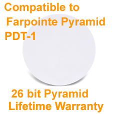 Self-adhesive Disc Tag Farpointe Pyramid Series  Format Compatible with Pyramid proximity PDT-1